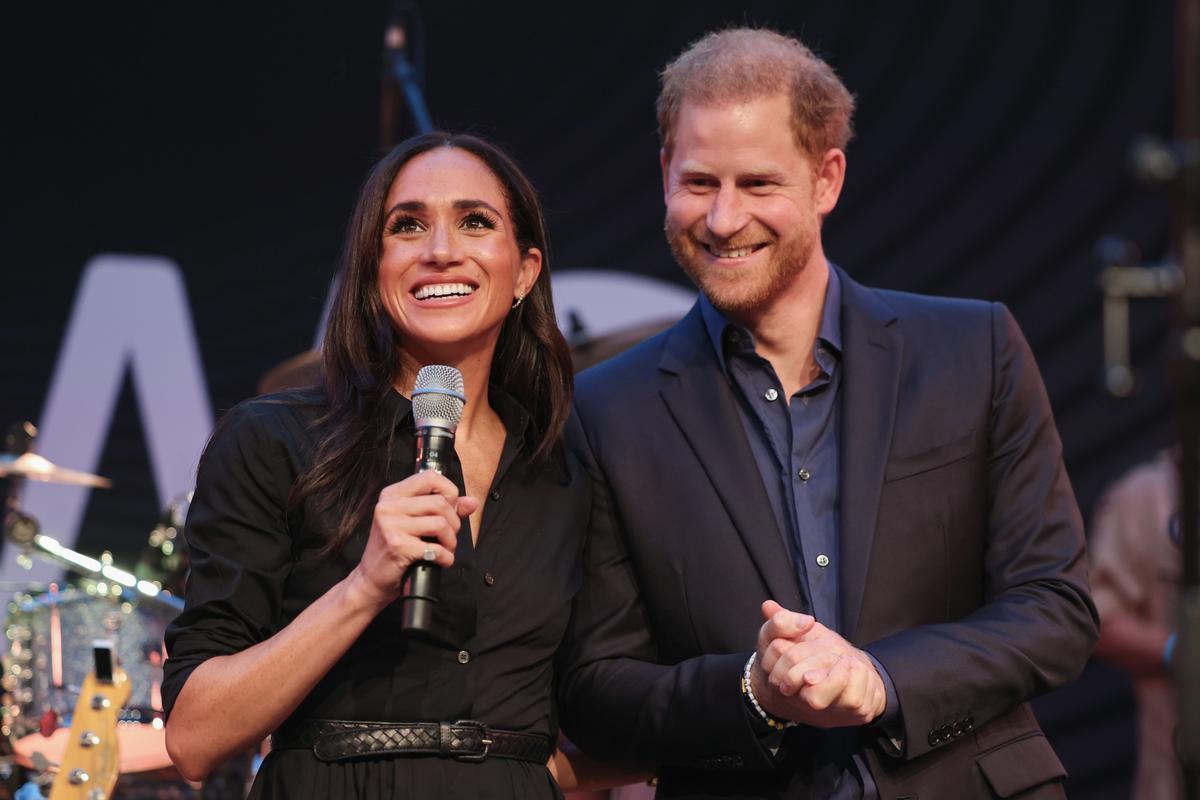 Meghan Invictus Games speech: Body language expert Louise Mahler gives verdict on Harry and duchess